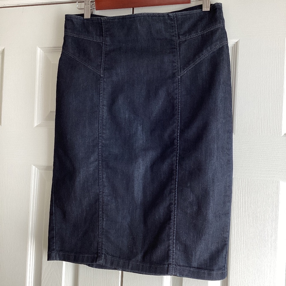 Ann Taylor Denim Skirt - Picture 3 of 8